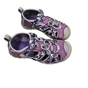 Keen‎ Youth Newport H2 Purple Camo Sandals Size 13